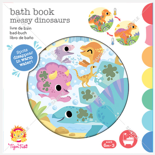 Bath Book - Messy Dinosaurs