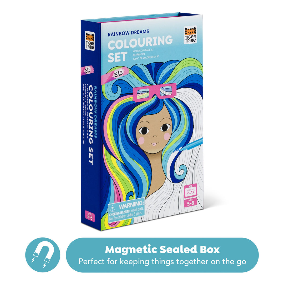 3D Colouring Set - Rainbow Dreams