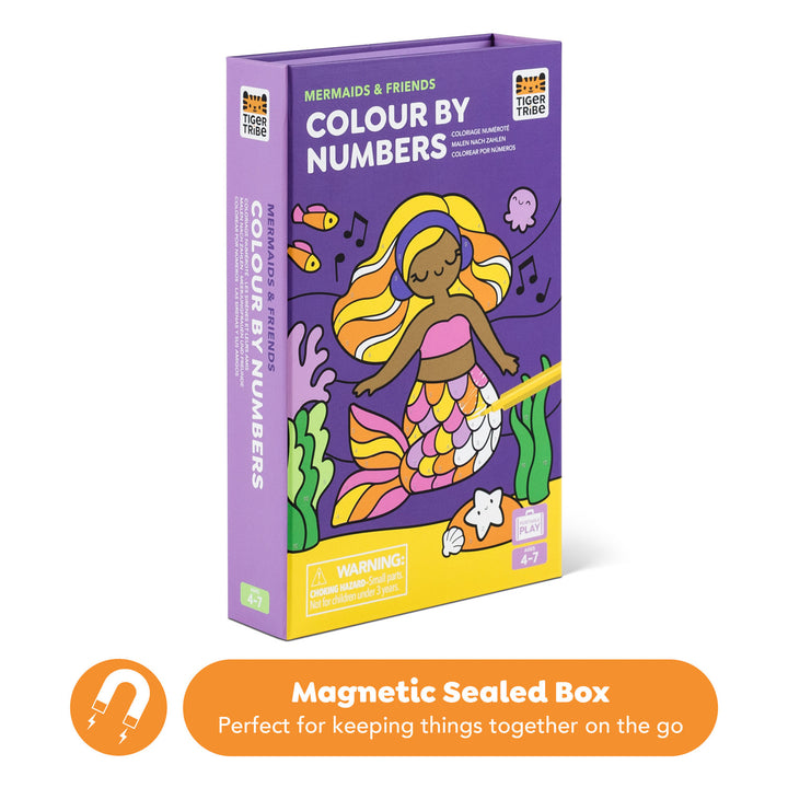 Colour by Numbers - Mermaids and Friends