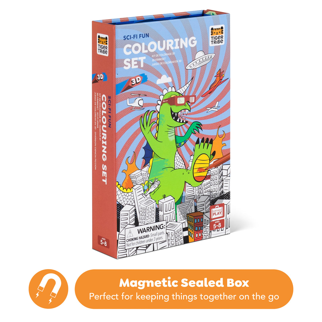 3D Colouring Set - Sci Fi Fun