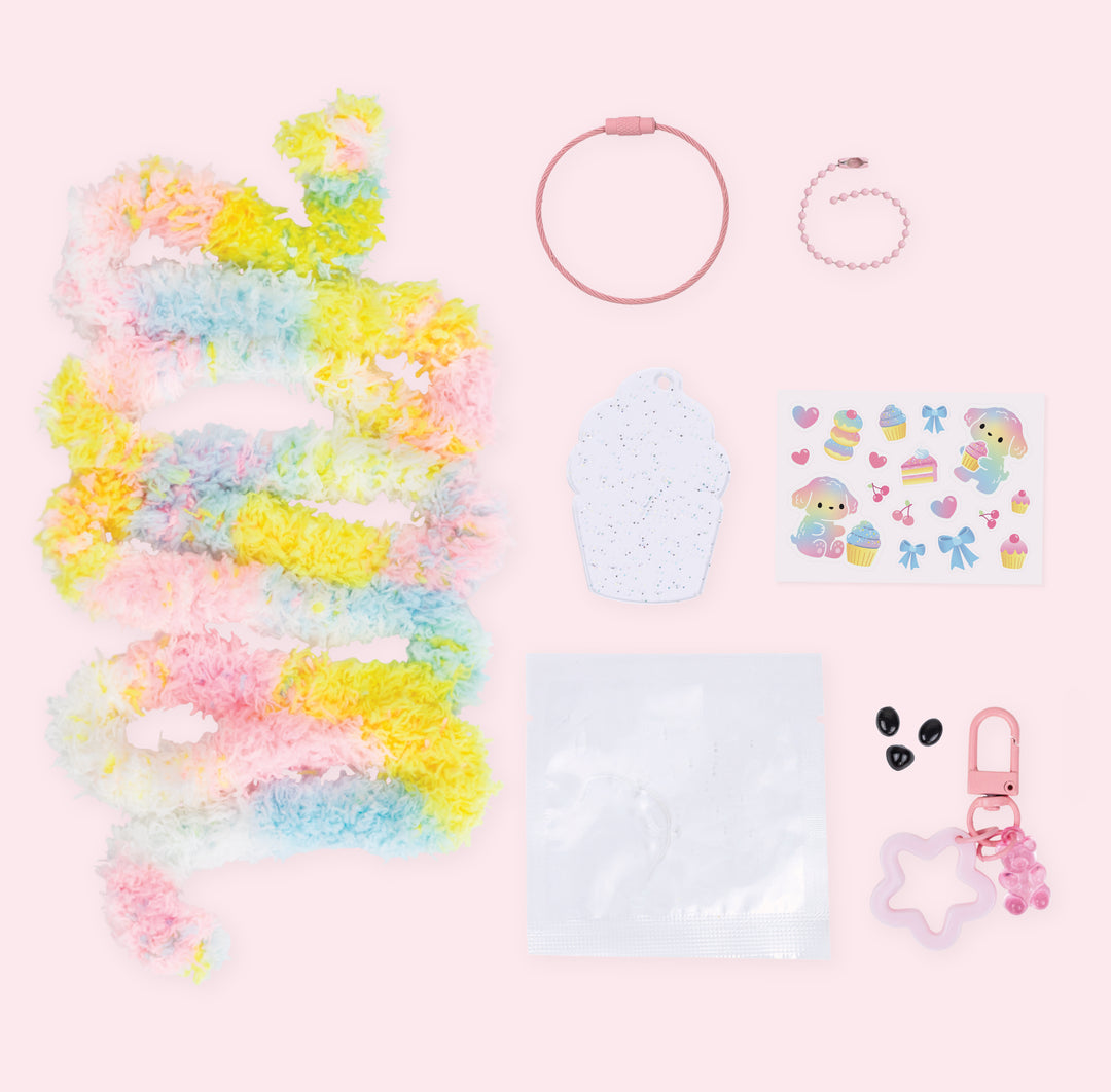 Bag Charm Kit - Fluffy Dog