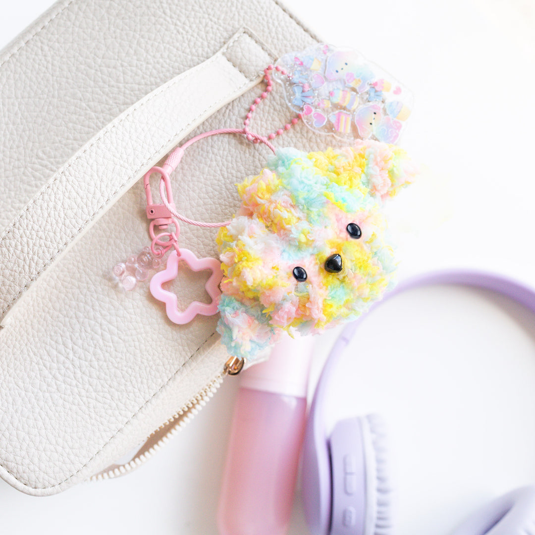 Bag Charm Kit - Fluffy Dog