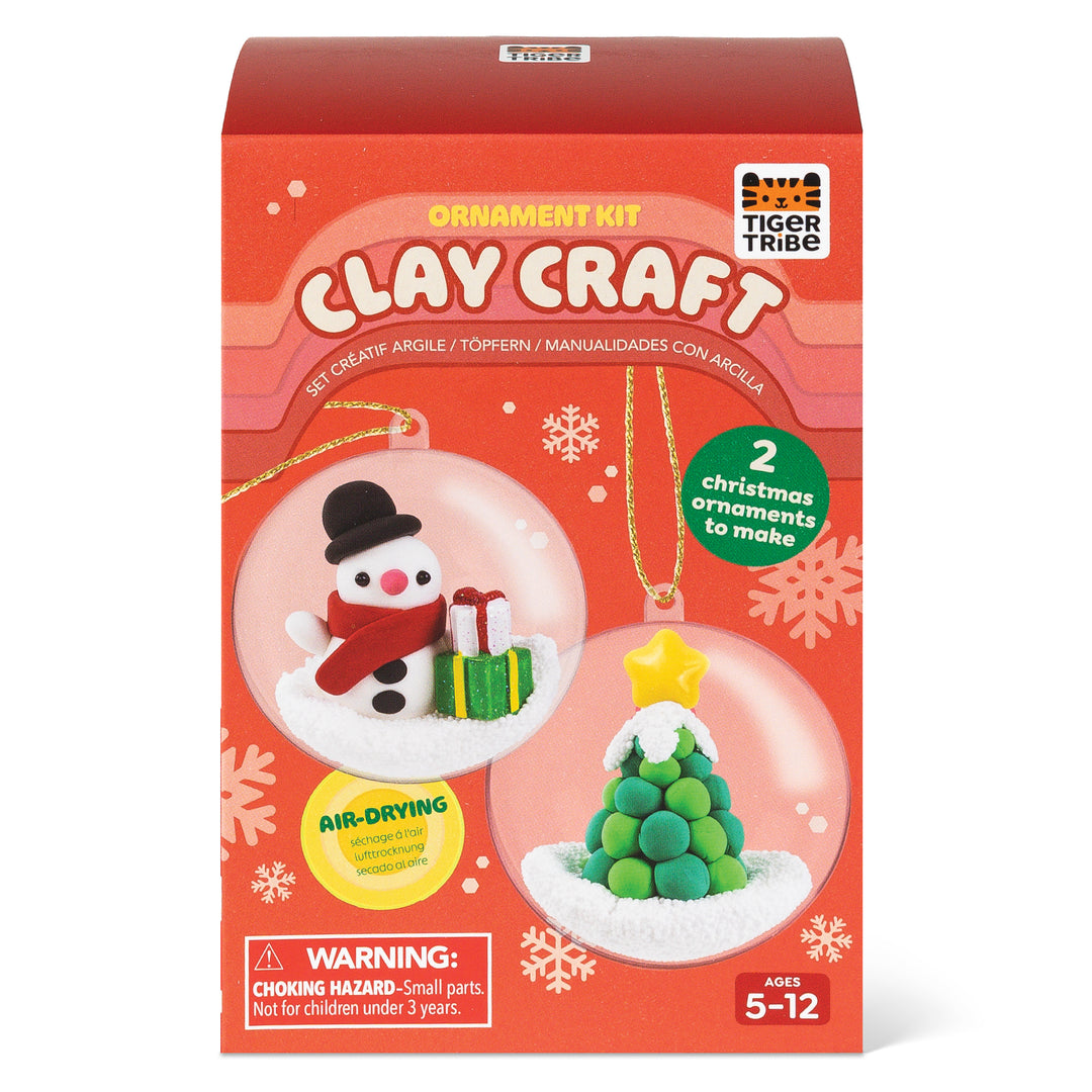 Clay Craft - Ornament Kit - Snowman & Tree