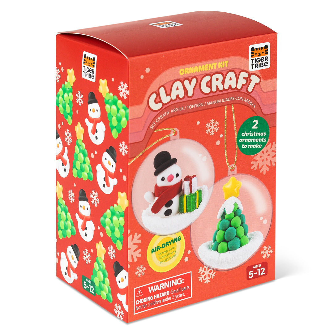 Clay Craft - Ornament Kit - Snowman & Tree