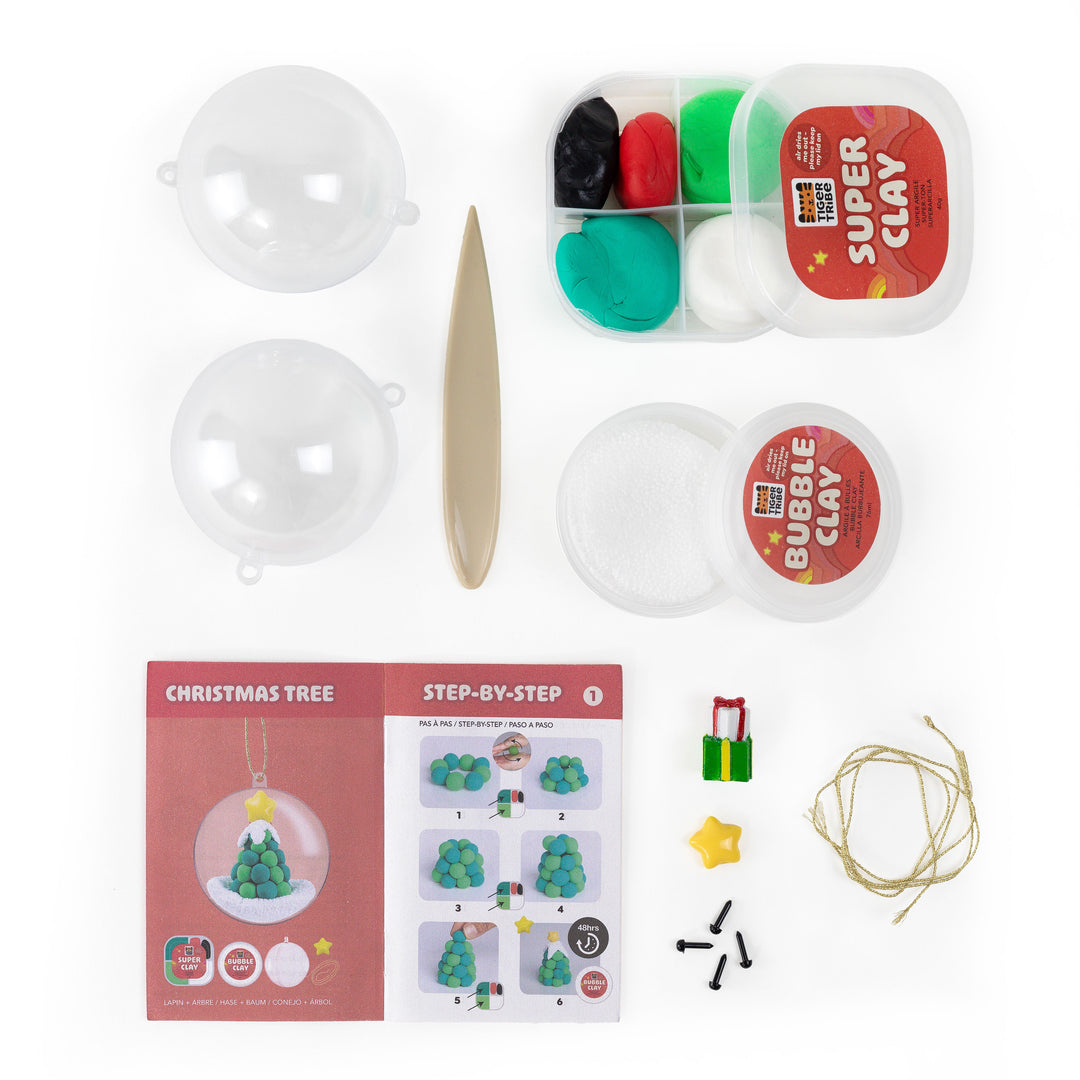 Clay Craft - Ornament Kit - Snowman & Tree