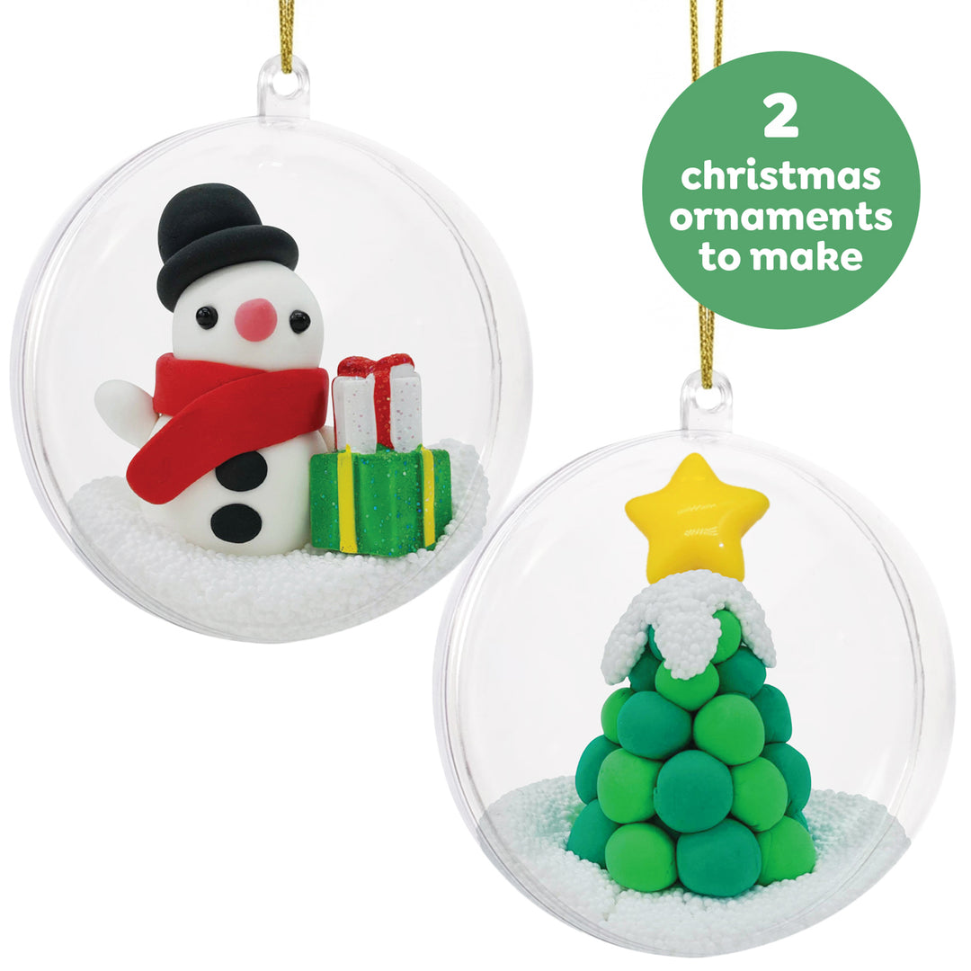 Clay Craft - Ornament Kit - Snowman & Tree