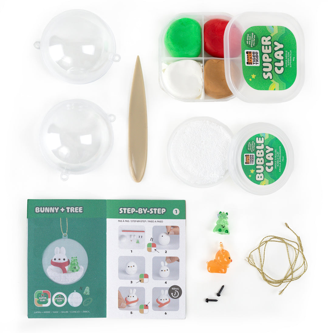 Clay Craft - Ornament Kit - Bear & Bunny