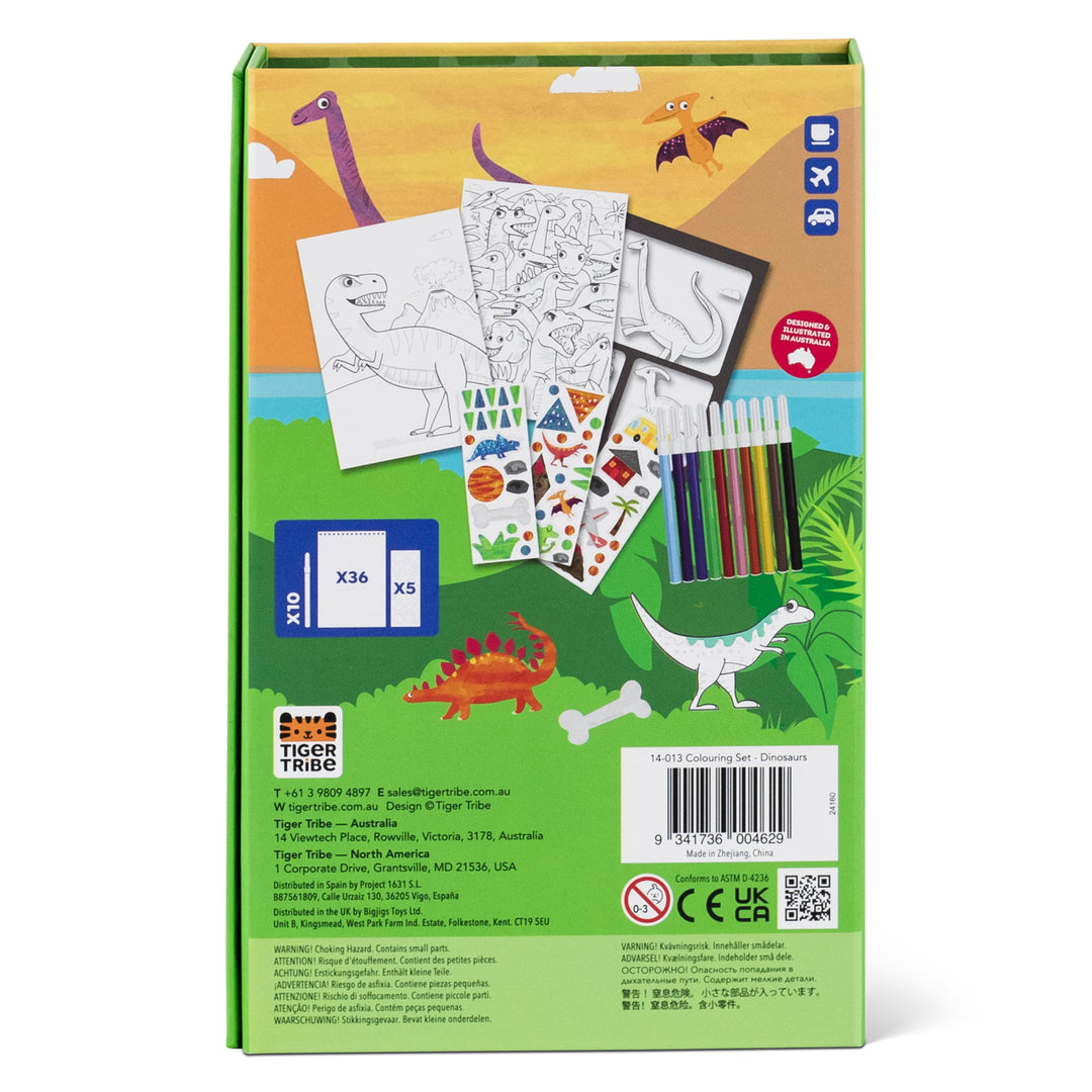 Colouring Set - Dinosaur