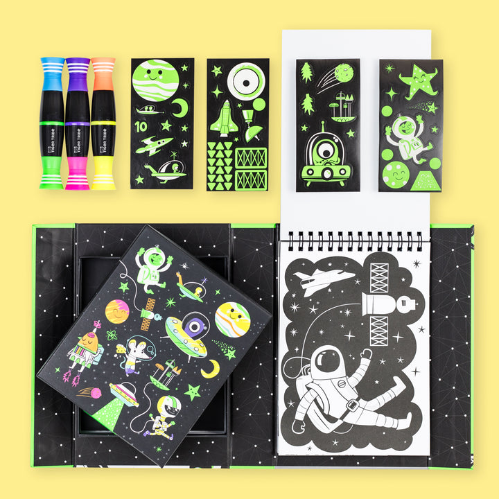 Neon Colouring Set - Outer Space