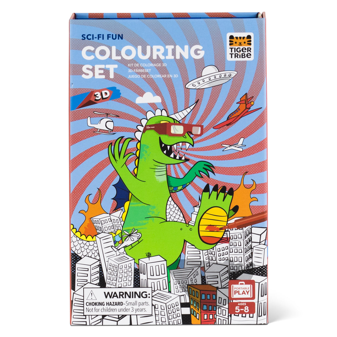 3D Colouring Set - Sci Fi Fun