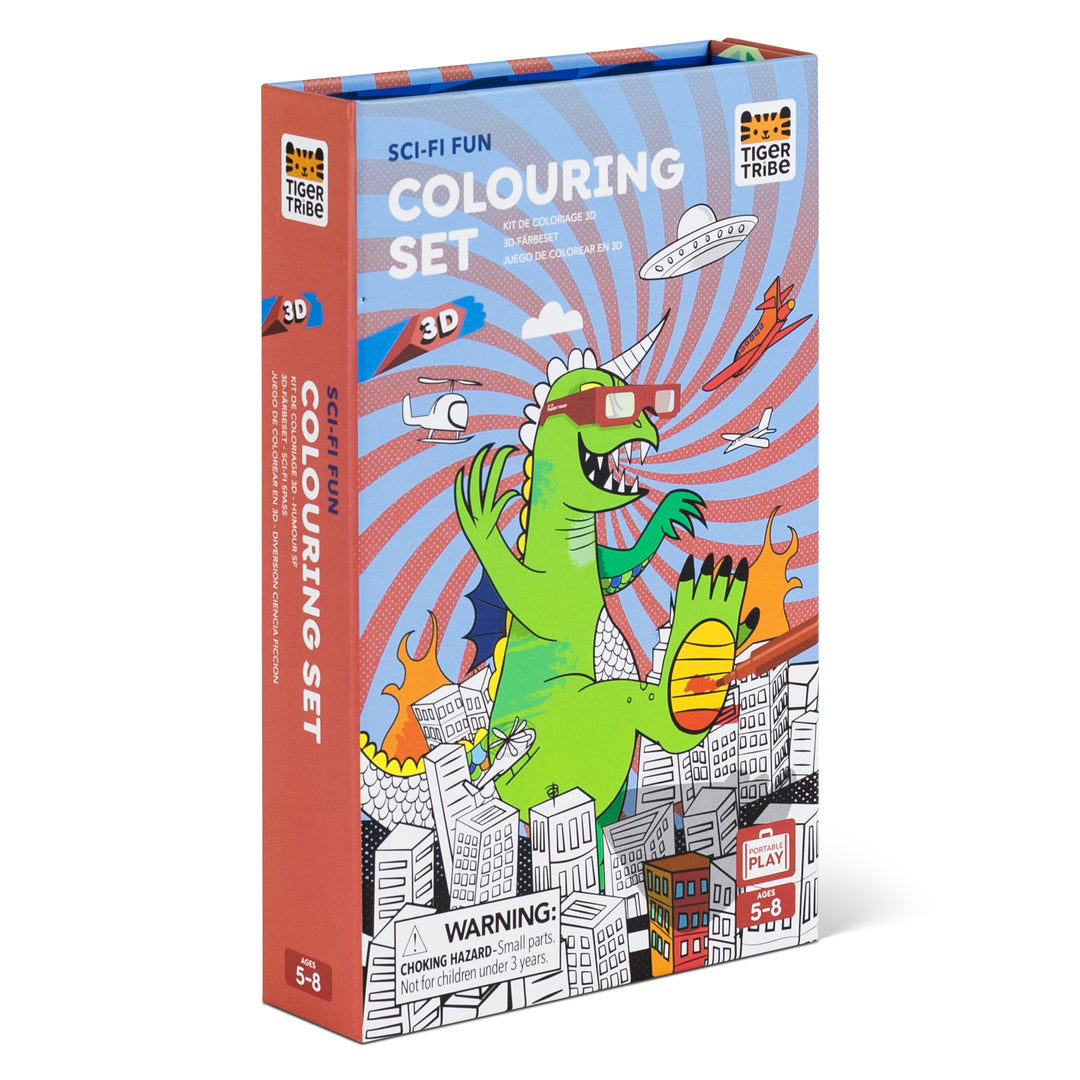 3D Colouring Set - Sci Fi Fun