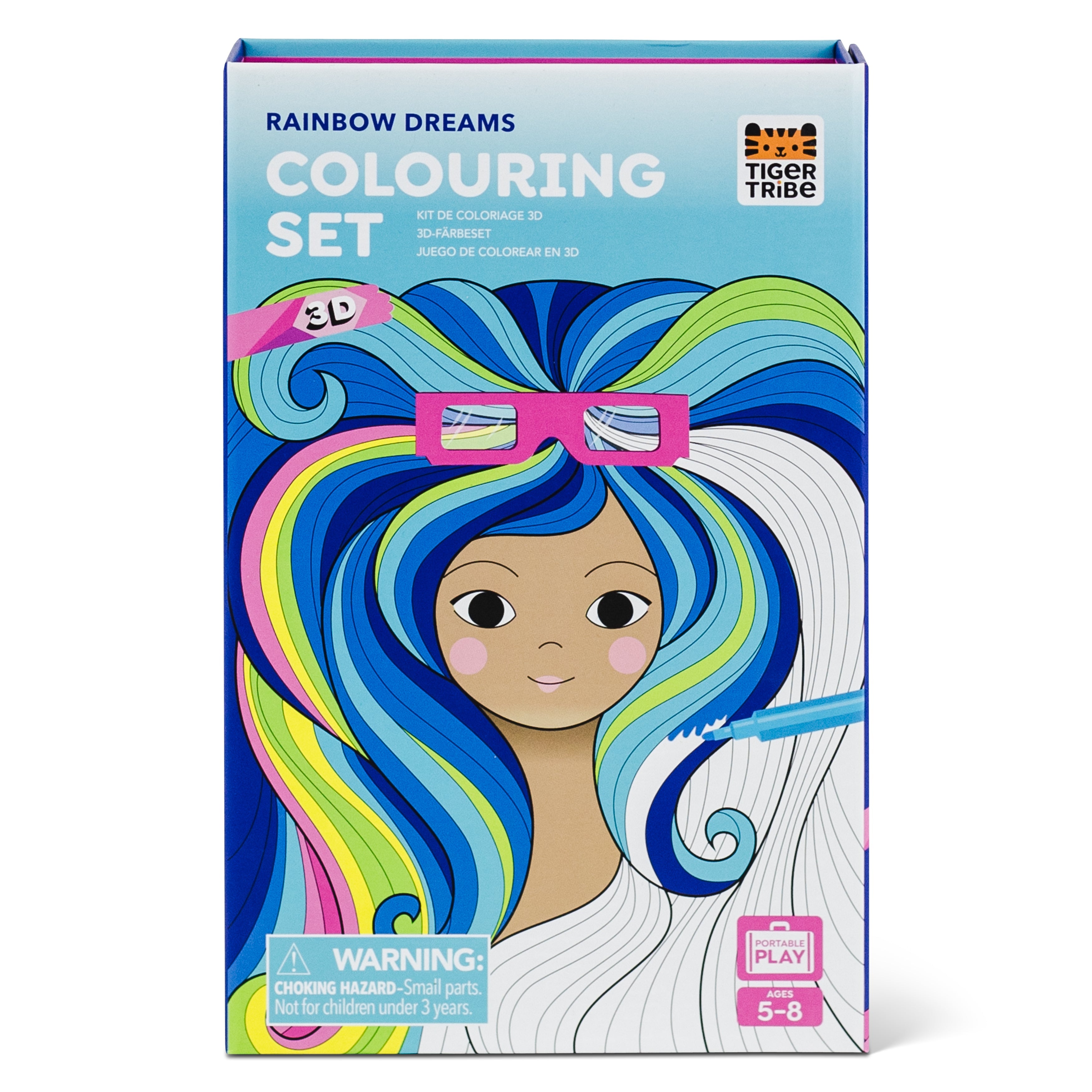 3D Colouring Set - Rainbow Dreams – Tiger Tribe