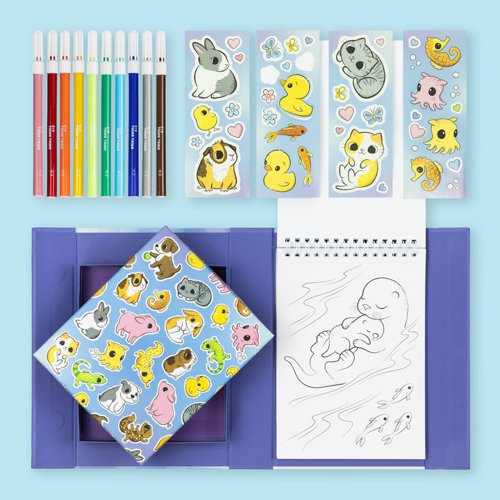 Colouring Set - Baby Animals