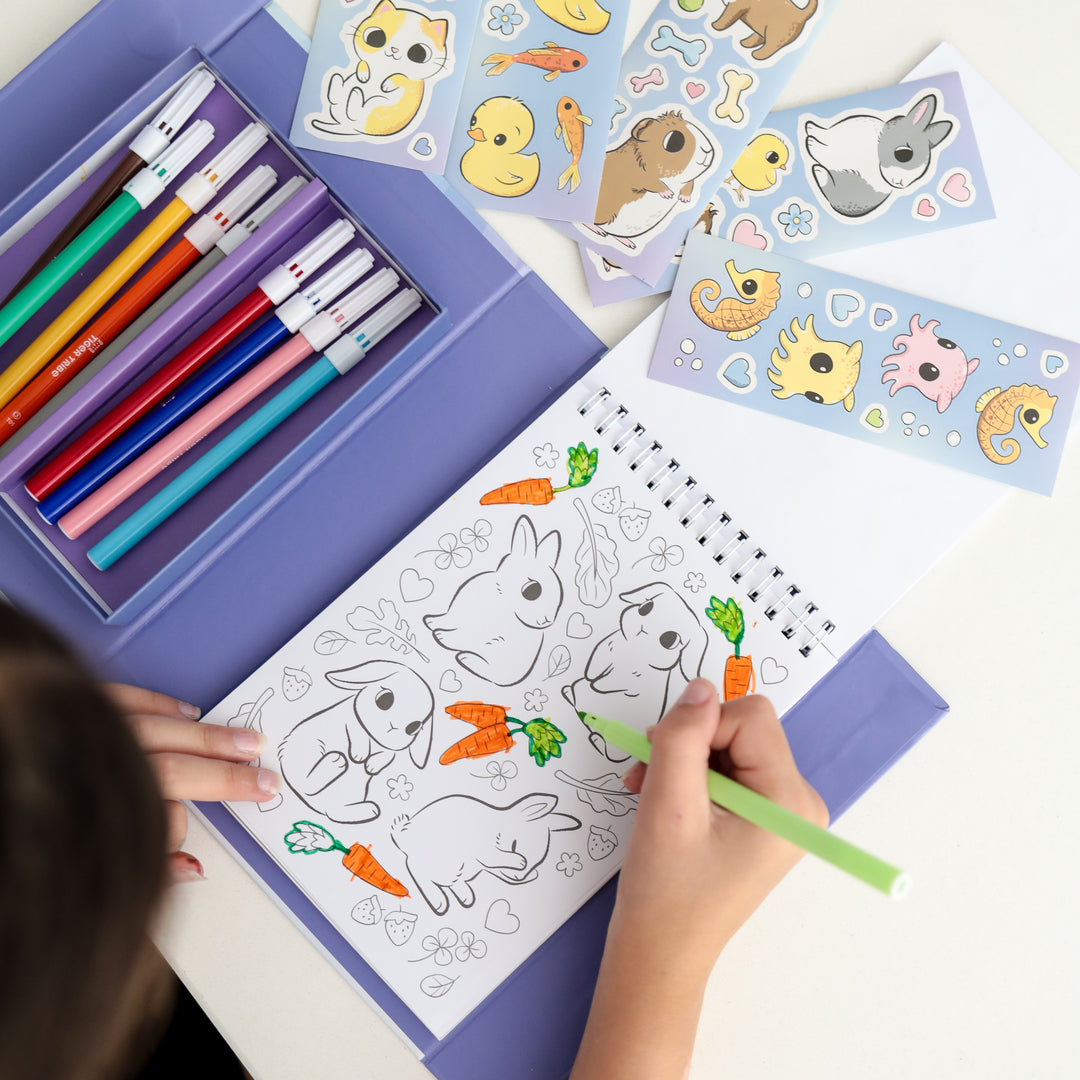 Colouring Set - Baby Animals