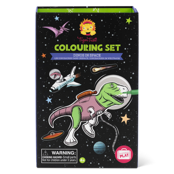 Colouring Set - Dinos in Space