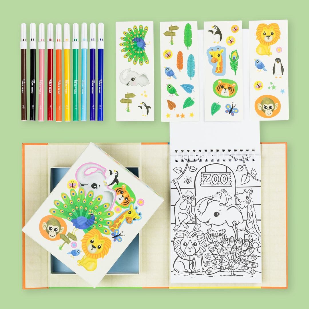 Colouring Set - Zoo