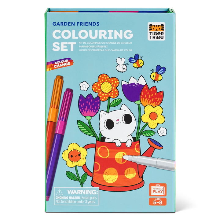 Colour Change Colouring Set - Garden Friends