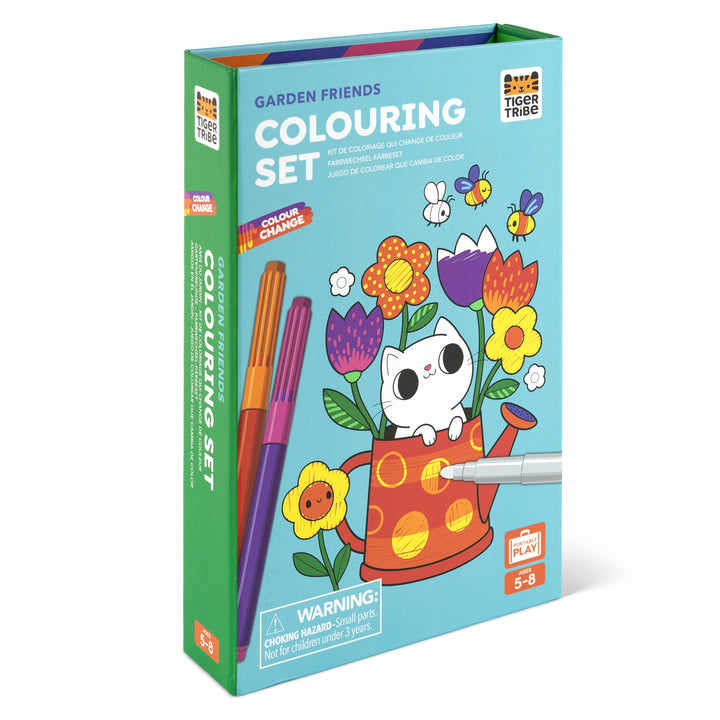 Colour Change Colouring Set - Garden Friends