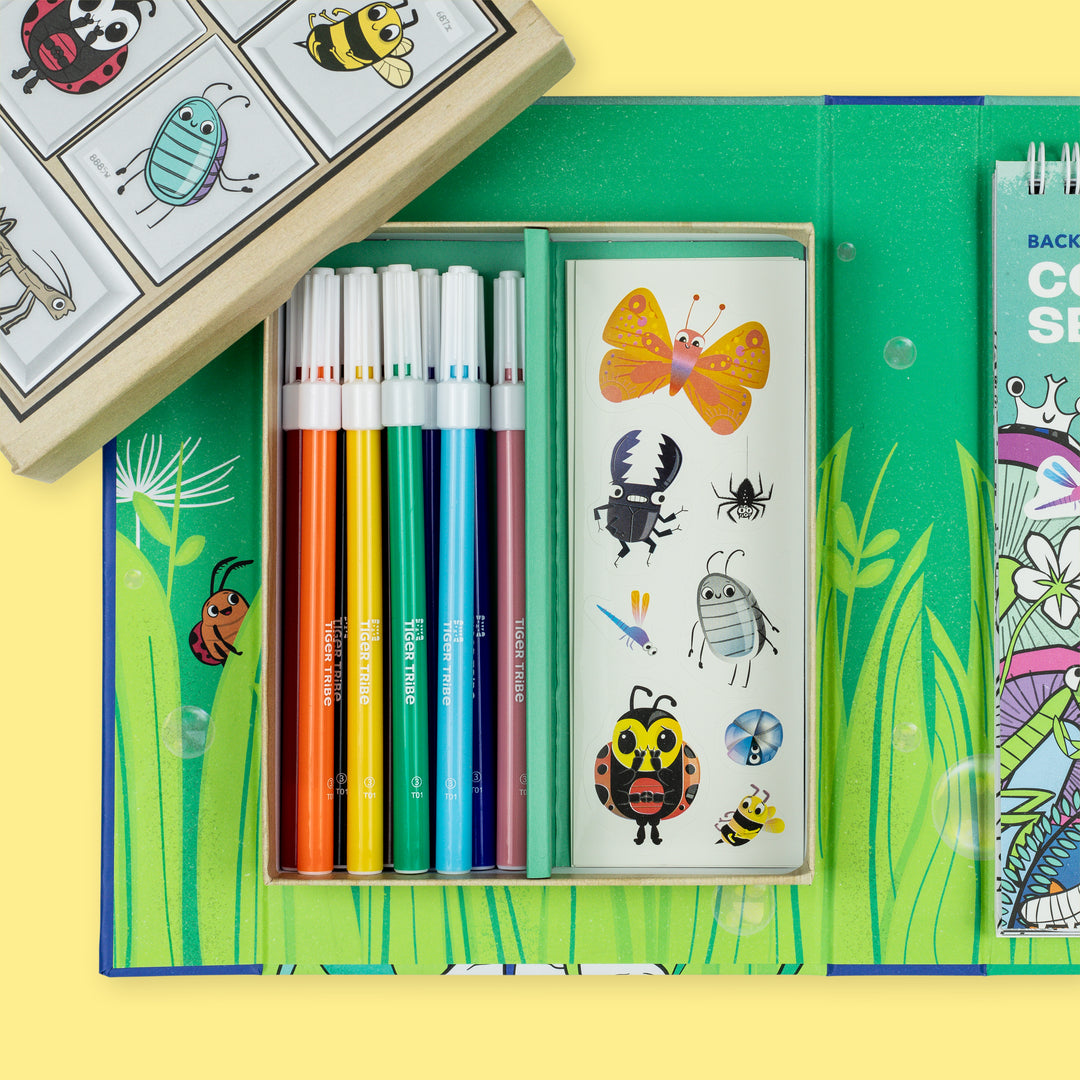 Colouring Set - Backyard Bugs