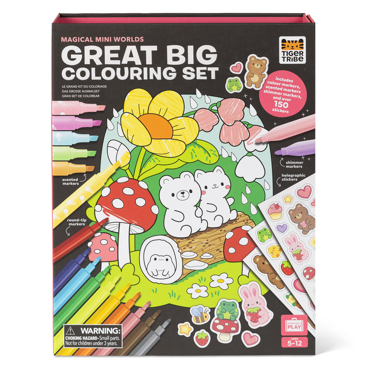 Great Big Colouring Set - Magical Mini Worlds