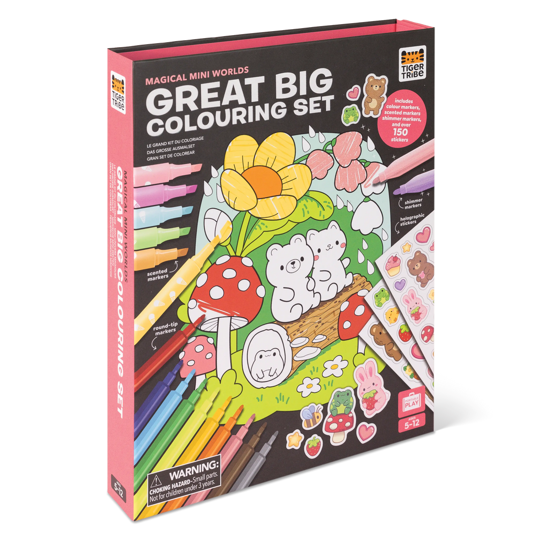 Great Big Colouring Set - Magical Mini Worlds