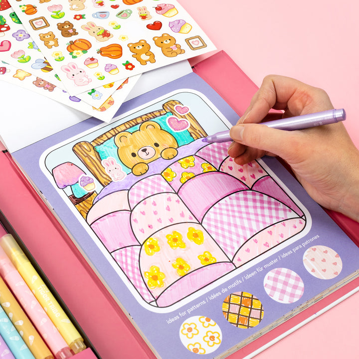 Great Big Colouring Set - Magical Mini Worlds