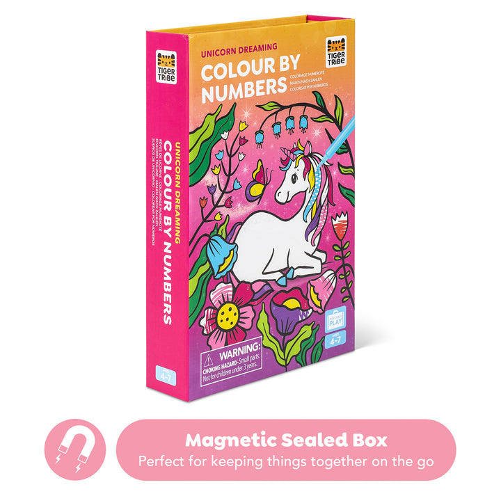 Colour By Numbers - Unicorn Dreaming