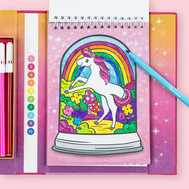 Colour By Numbers - Unicorn Dreaming