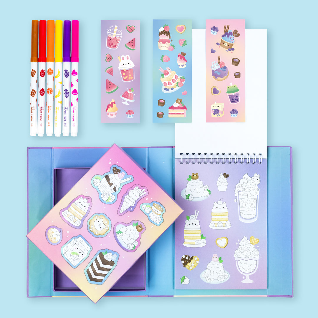 Scented Stacks Of Stickers - Dreamy Desserts – Tiger Tribe