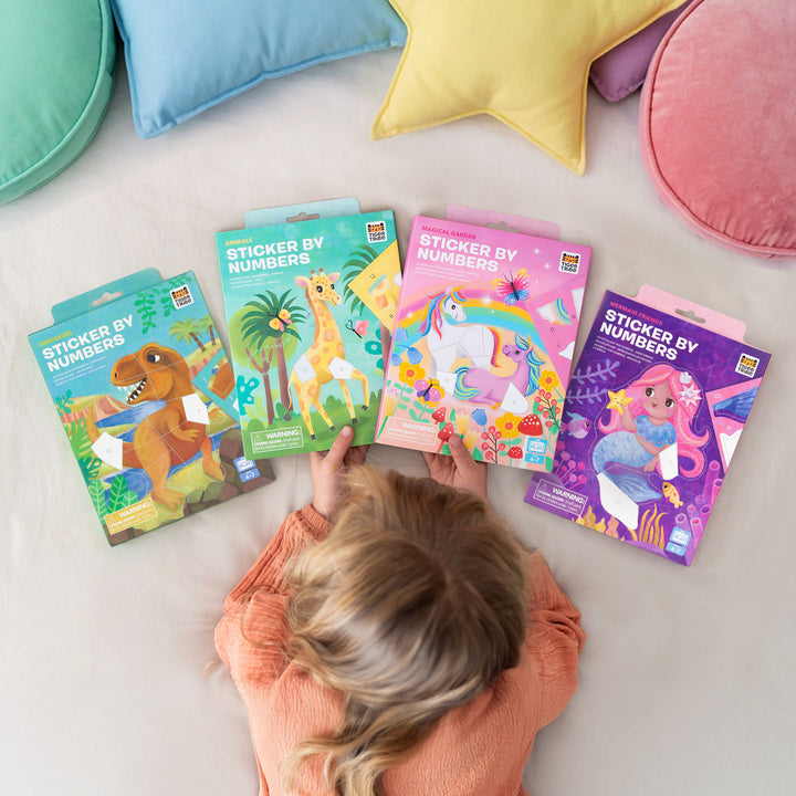 Sticker By Numbers - Dinosaurs