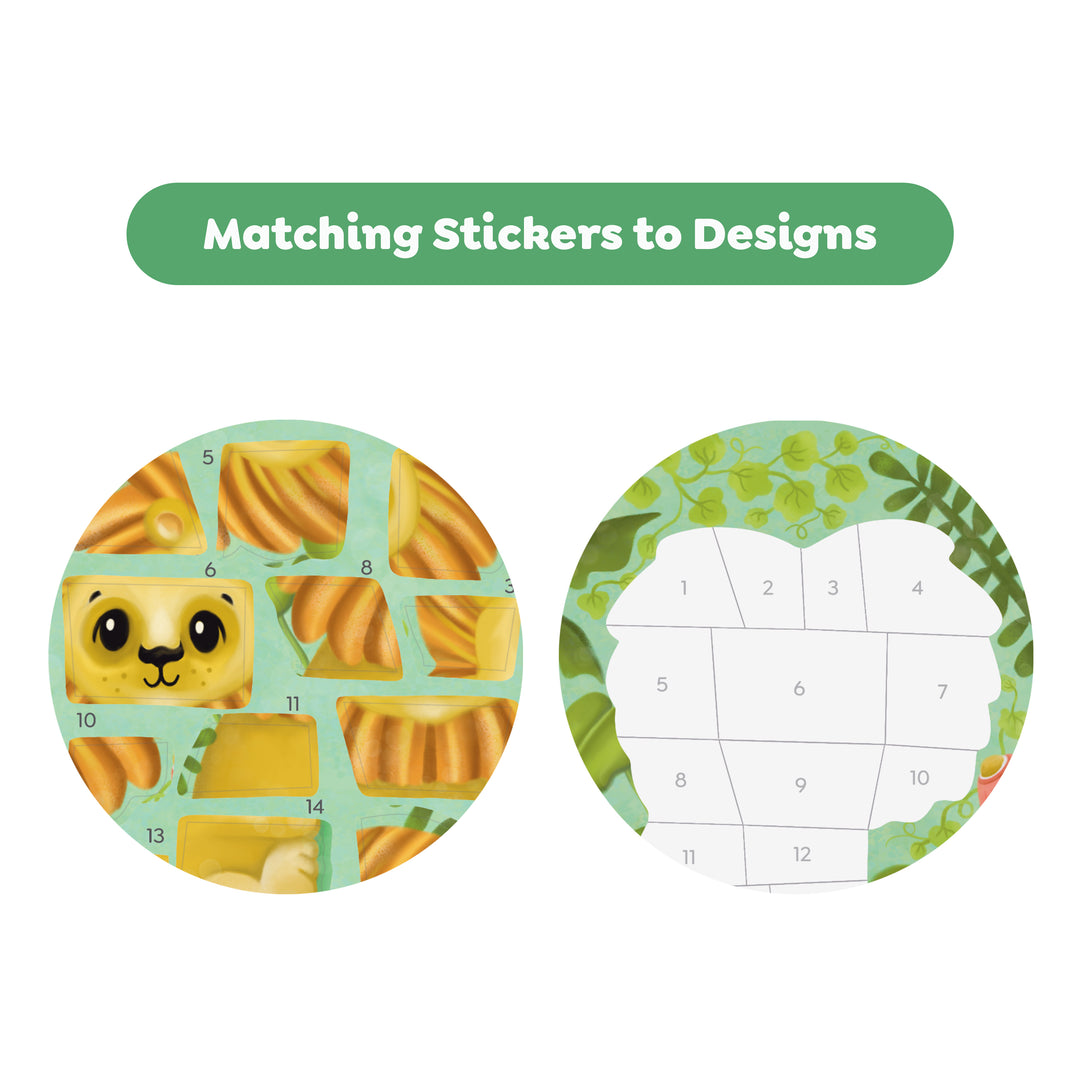 Sticker By Number Example Sticker By Numbers - Animals β Tiger Tribe