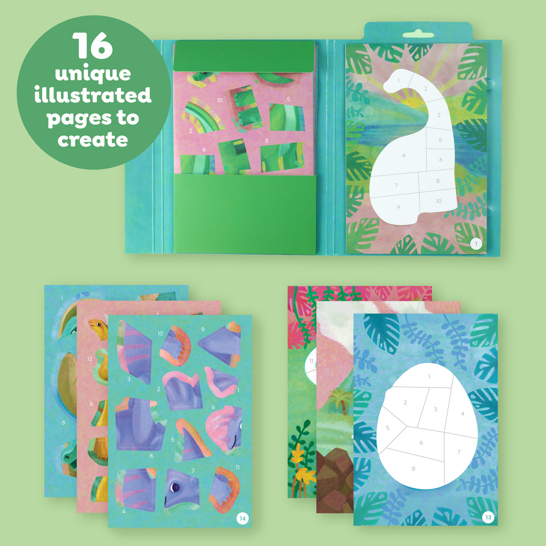 Sticker By Numbers - Dinosaurs