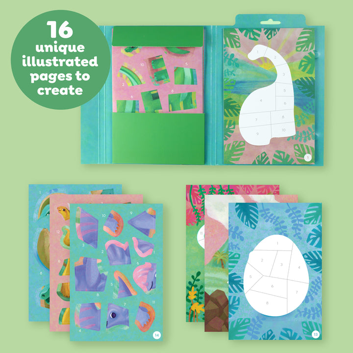 Sticker By Numbers - Dinosaurs