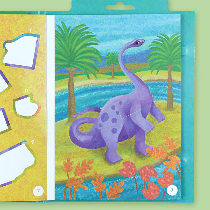 Sticker By Numbers - Dinosaurs