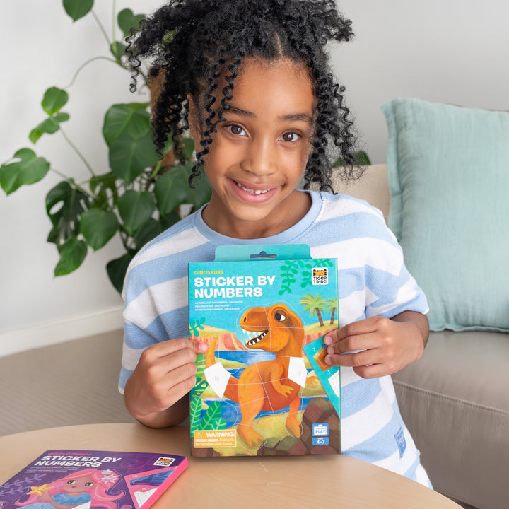 Sticker By Numbers - Dinosaurs