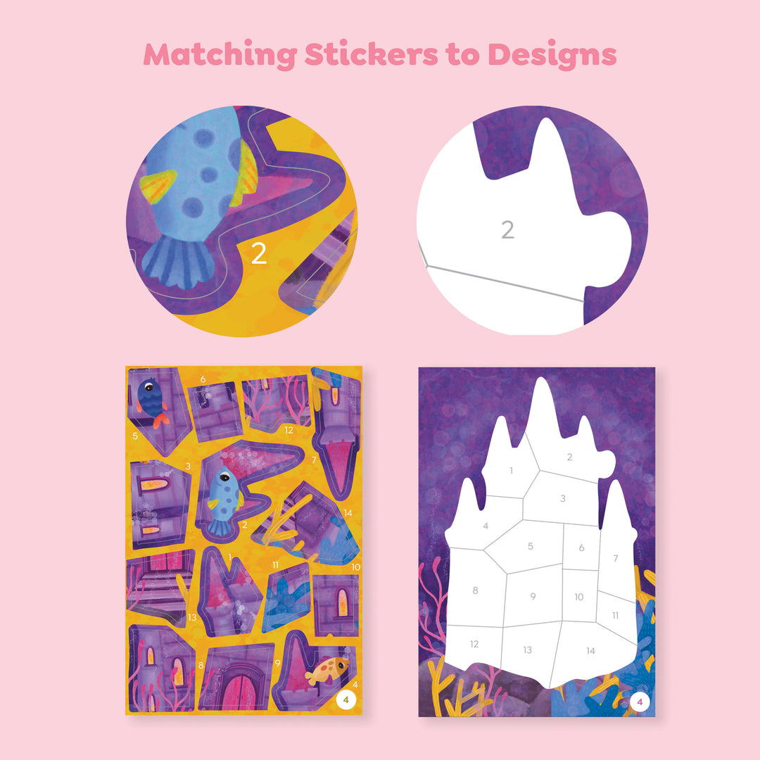 Sticker By Numbers - Mermaid Friends