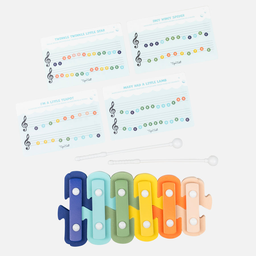 Como Tocar Xilofono Clasico Fisher Price Canciones Partitura De