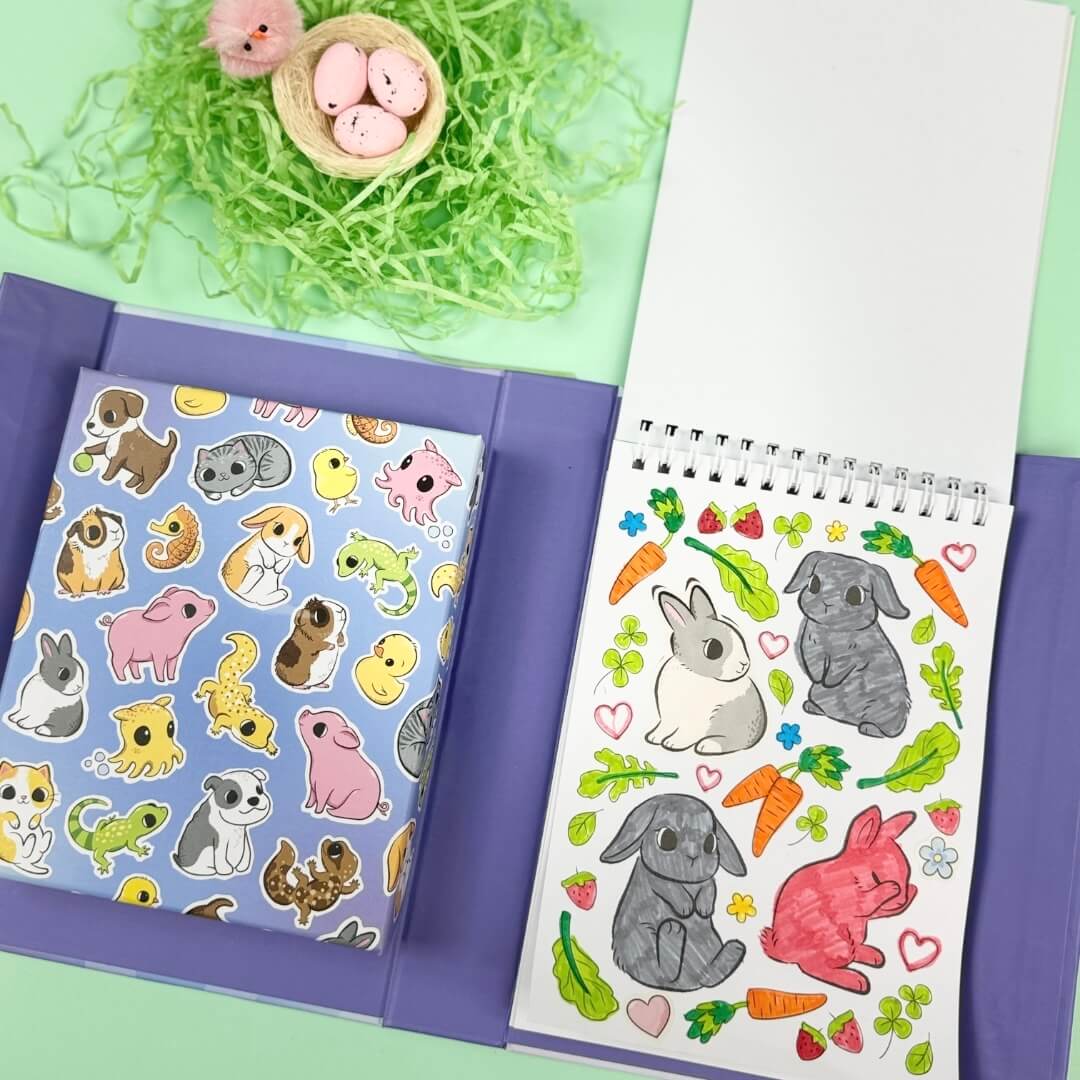 Colouring Set - Baby Animals