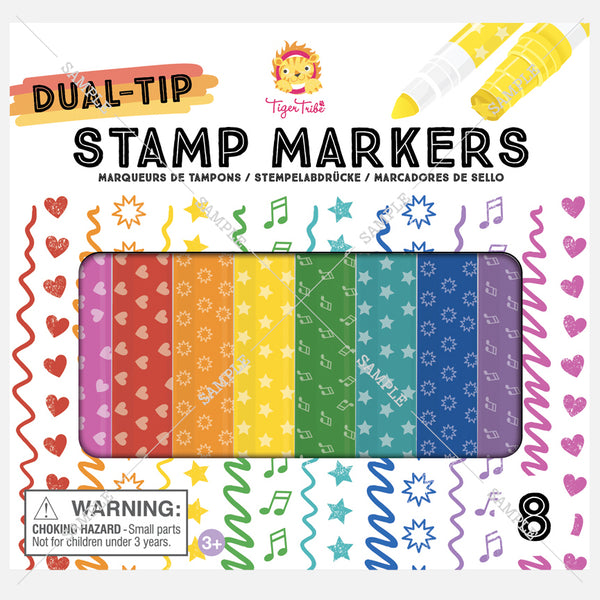 Dual-Tip Stamp Markers