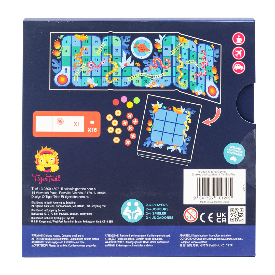 Magna Games - Snakes & Ladders & TIC-TAC-TOE