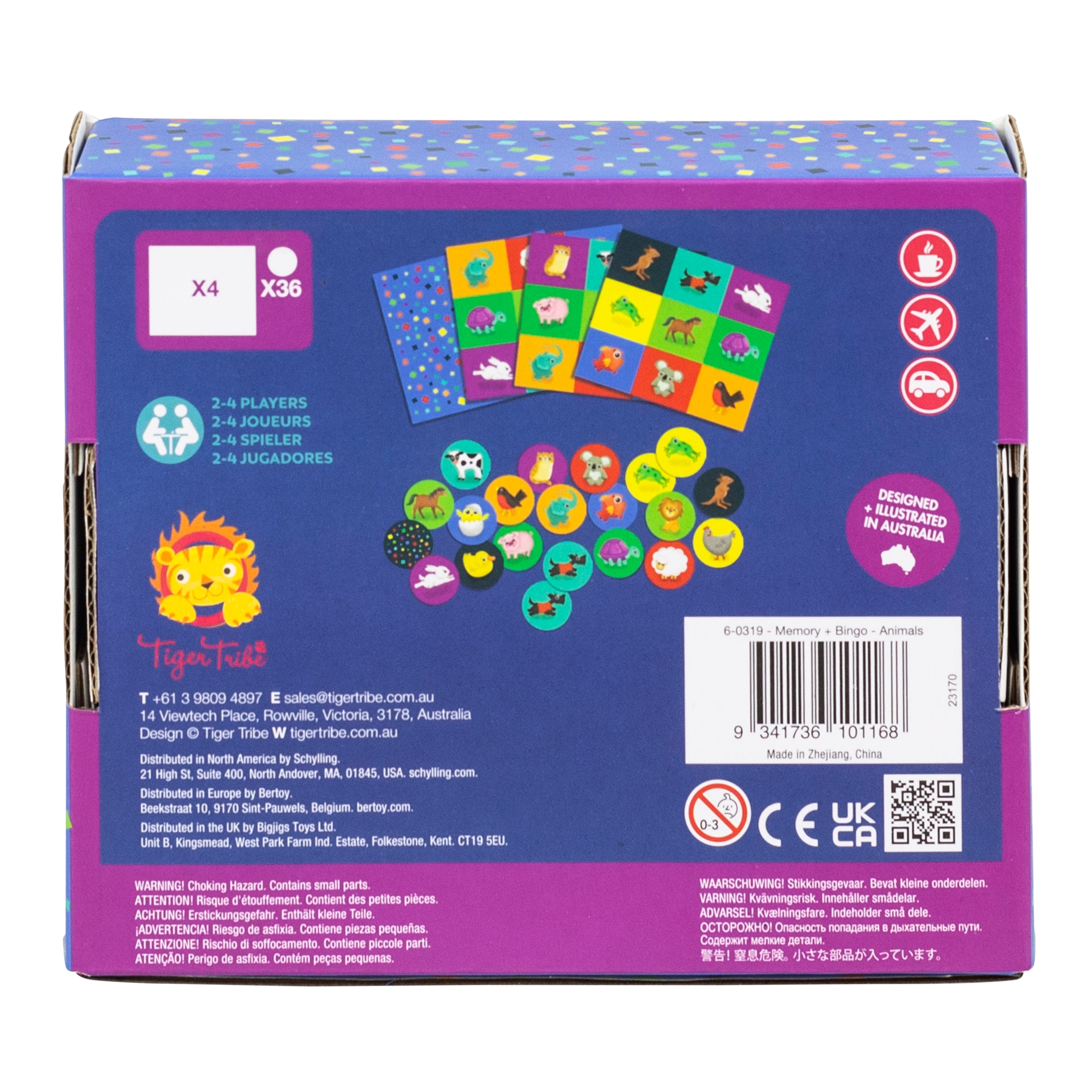 Memory + Bingo - Animals – Tiger Tribe