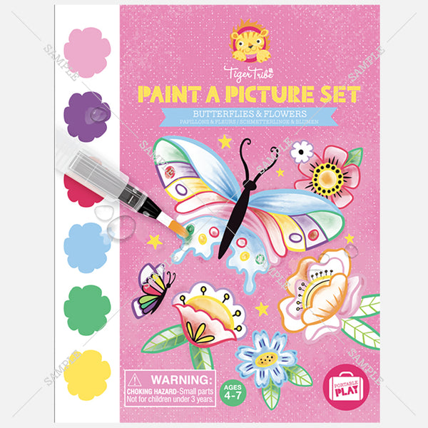 Paint-a-Picture Set - Butterflies & Flowers
