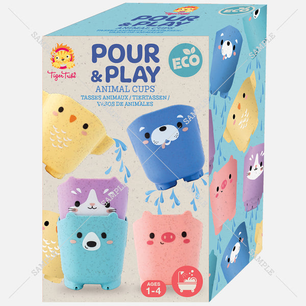 Pour & Play - Animal Cups