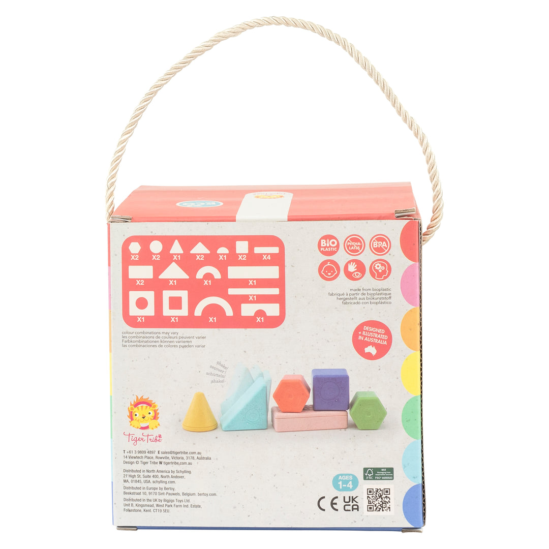 Rattle & Stack Blocks - Deluxe Pack Of 24