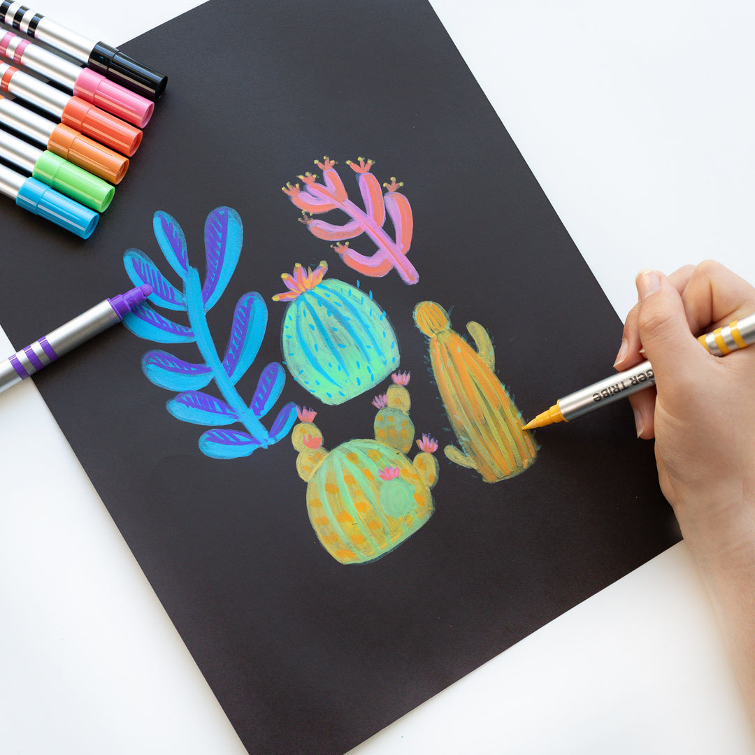Dual-Tip Paint Pens