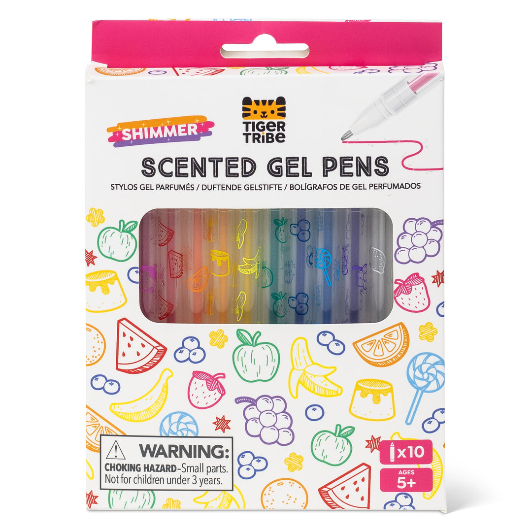 Shimmer Scented Gel Pens – Tiger Tribe