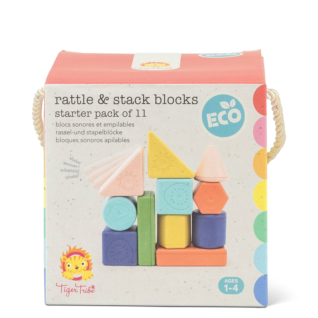 Rattle & Stack Blocks - Starter Pack Of 11