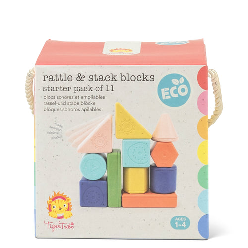 Rattle & Stack Blocks - Starter Pack Of 11