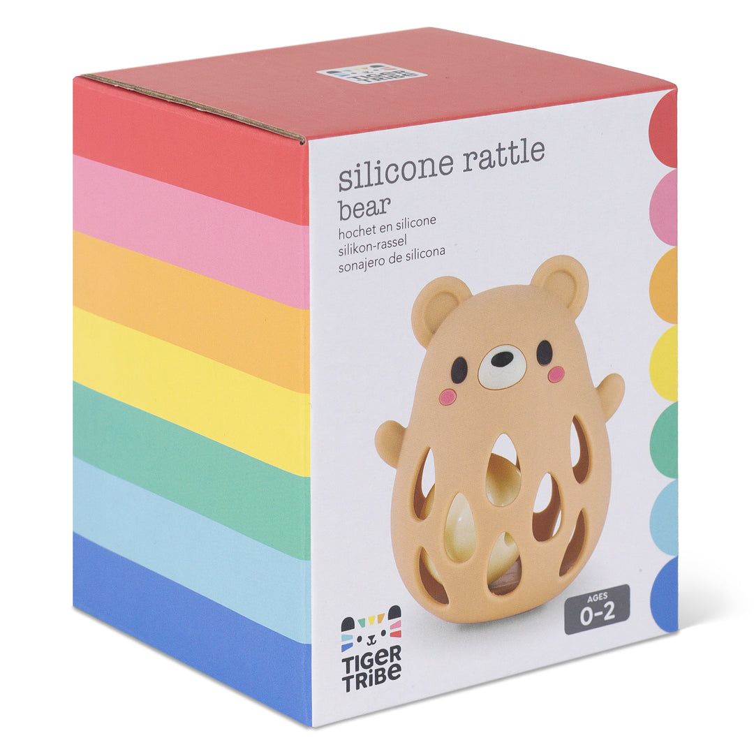 Silicone Rattle - Bear