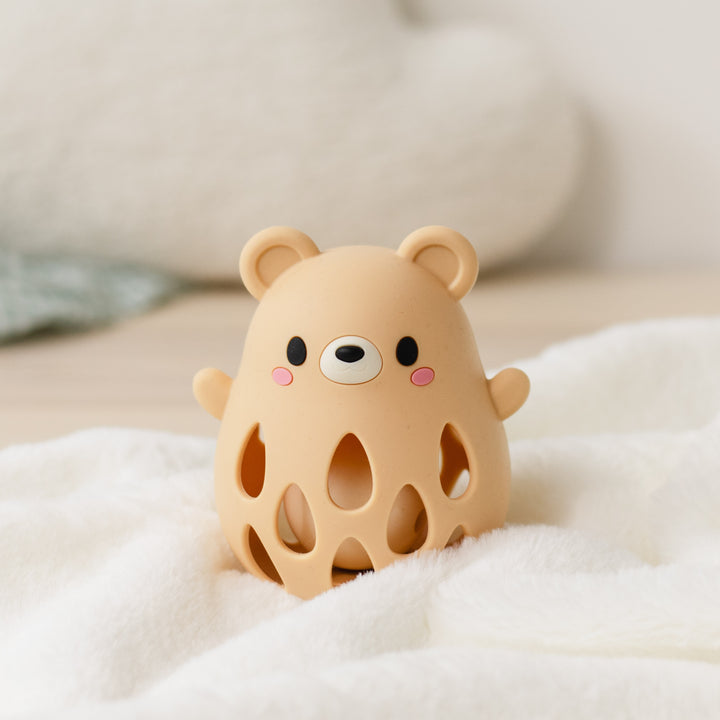 Silicone Rattle - Bear